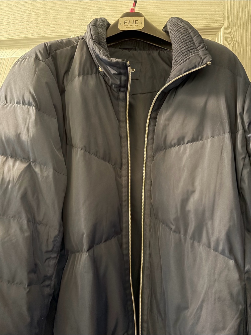 Women's Navy Down Long Jacket